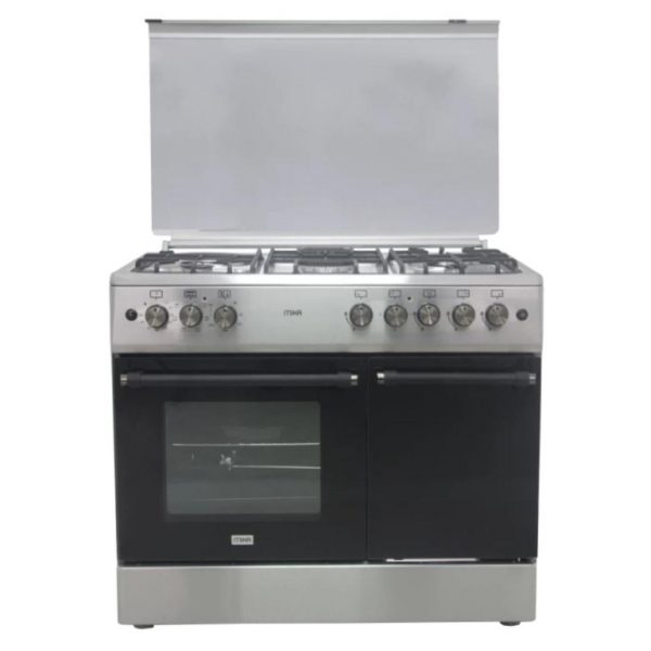 Mika 4 Gas + 2 Electric 90x60 Electric Oven + Gas Storage Standing Cooker