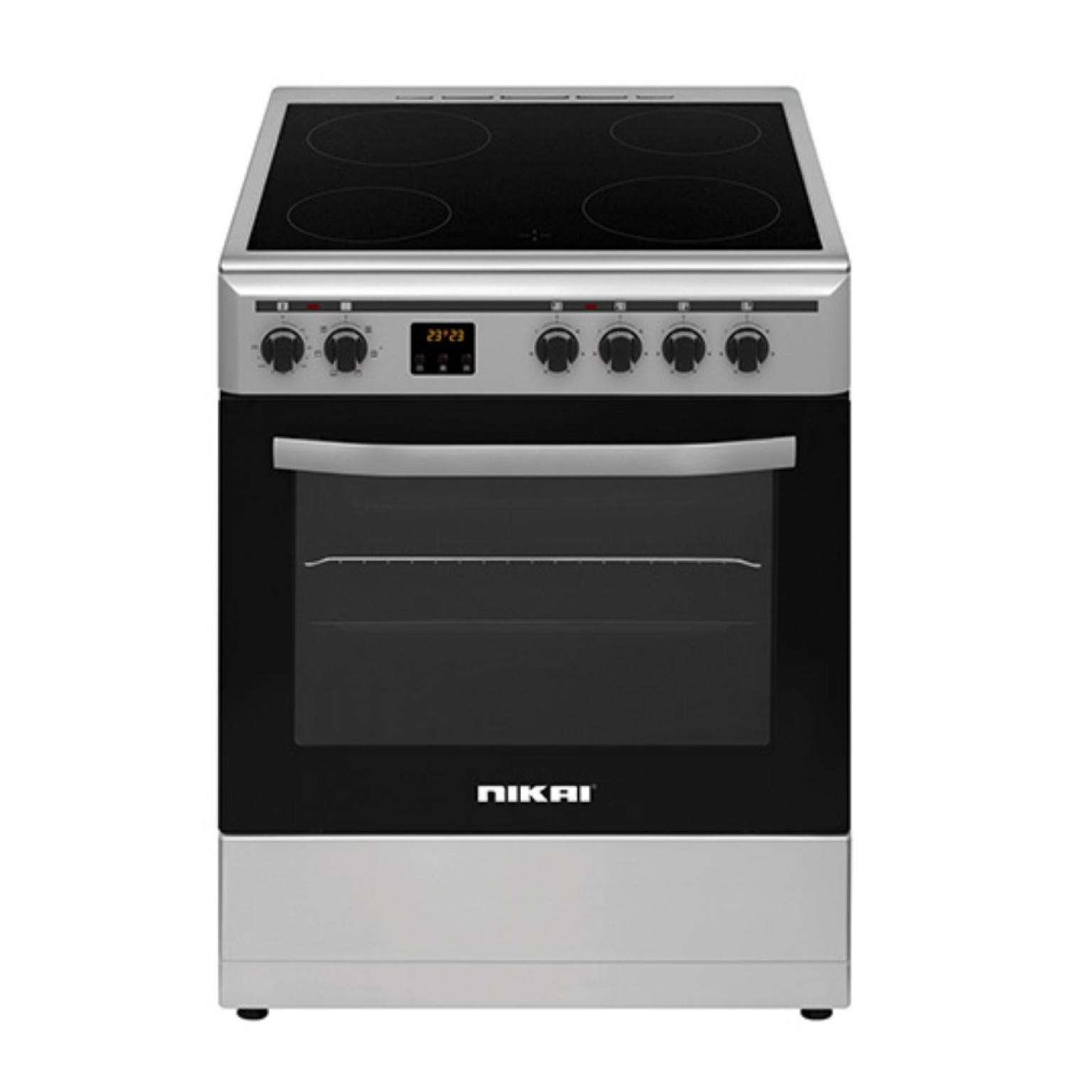 Nikai 4 Way Induction Heater 60x60 Electric Oven Standing Cooker