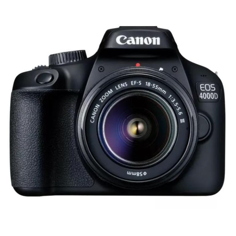 Canon EOS 4000D DSLR with 18-55mm III Lens